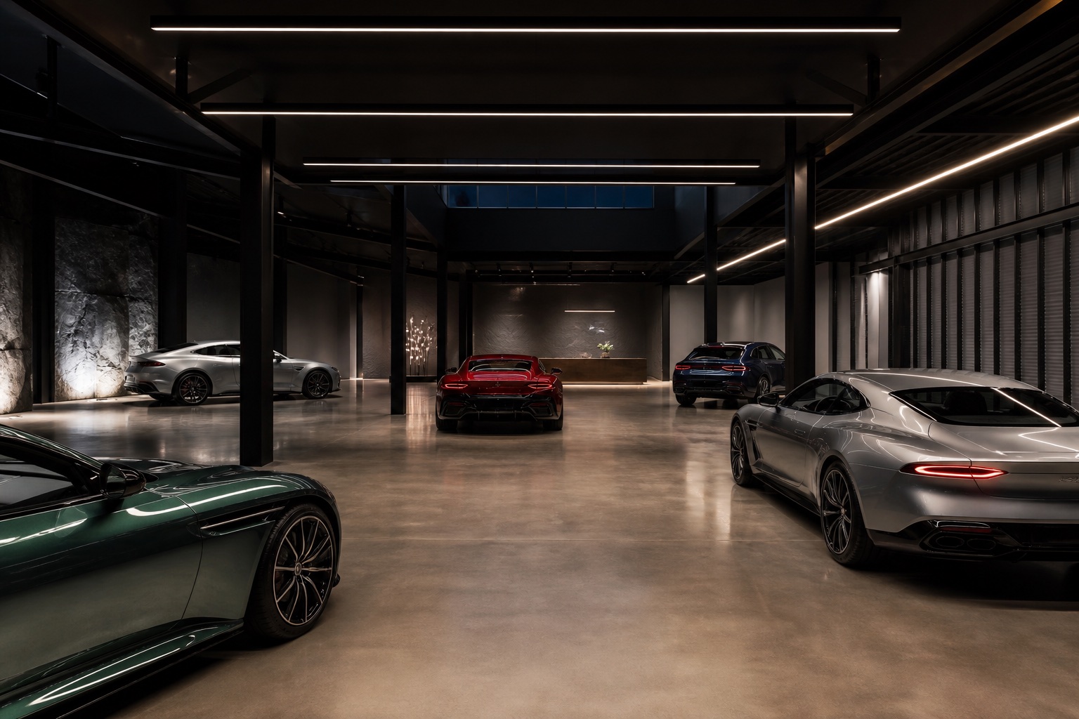 Premium otomobil showroom