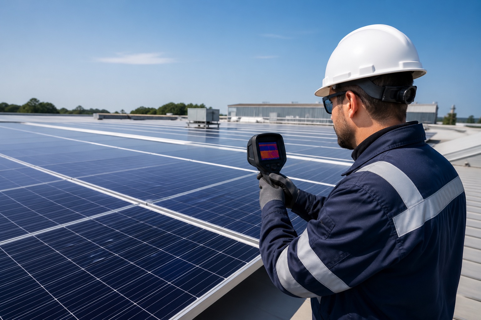 Ticari çatı güneş enerjisi saha incelemesi